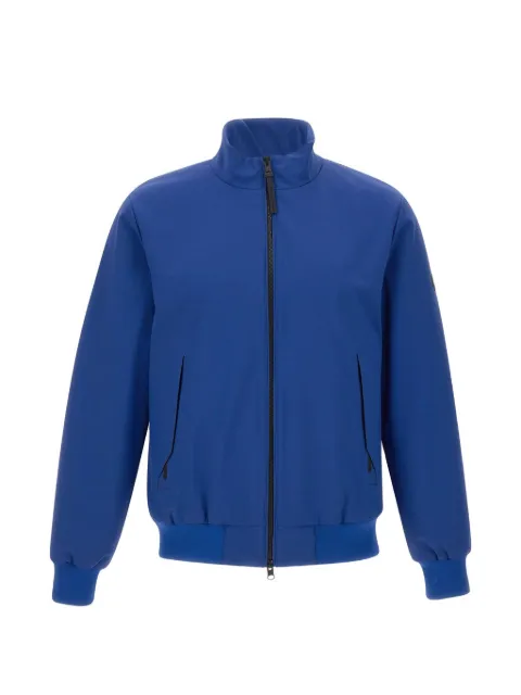 People Of Shibuya Shibuya logo-patch jacket Blue SHIBUYAPM938750