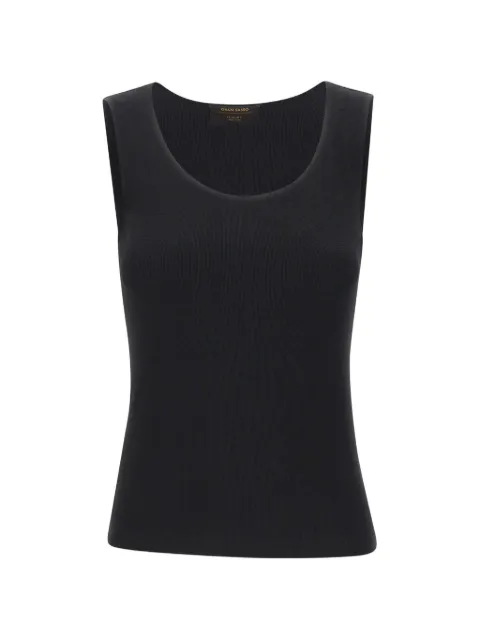 Gran Sasso scoop-neck tank top Black 6027080301099