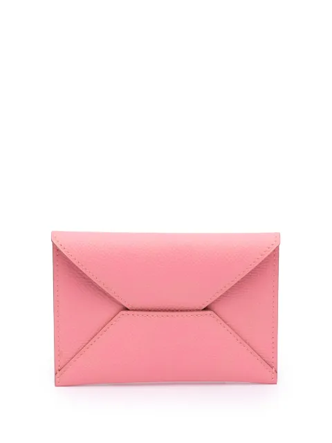 Hermès Pre-Owned 2014 Epsom Envelope MM card holder Pink XA8V6Z661QJZM7JO
