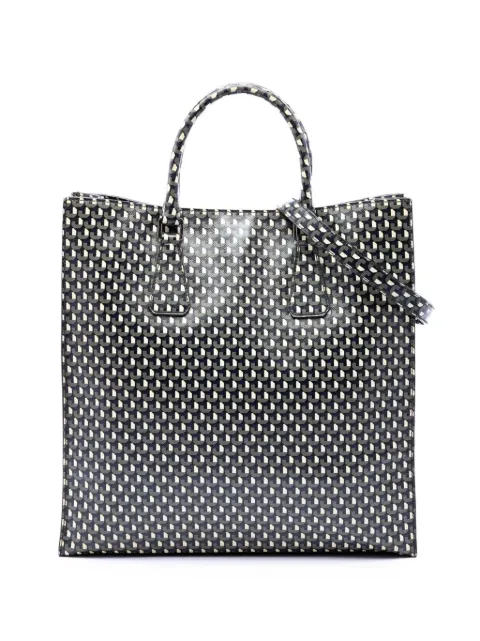 Prada Pre-Owned 2013-2026 Saffiano Stampato Shopping Tote satchel Black GWKD8RMTYUS74SAB