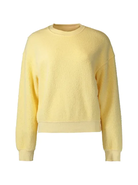 The Lady And The Sailor bouclé crew-neck sweater Yellow LCC2026BUTTER
