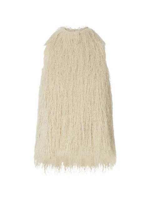 LIU JO fringed top Neutrals CF6134J3996A4406