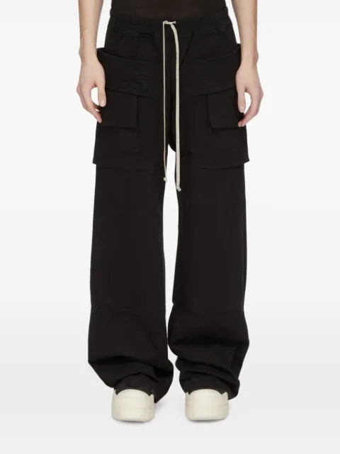 Rick Owens DRKSHDW quilted-pocket cargo pants Black DU02F6394TW09