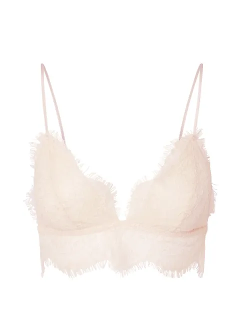 LIU JO chantilly-lace bralette Neutrals PF6066J4961X0793