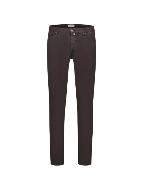 Jacob Cohën logo-patch pocket-square-detail trousers Grey JUMQE007036S4216TNF44