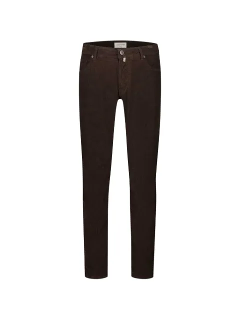 Jacob Cohën corduroy slim-fit trousers Brown JUMQE006036S4370TNF44