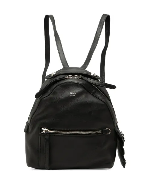 Fendi Pre-Owned 2010-2026 Mini Calfskin By The Way backpack Black 57OT202S70ZNEQHV