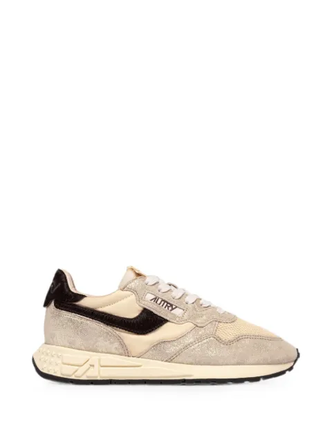 Autry Reelwind pony-effect suede-panelled sneakers Neutrals WWLWYO01