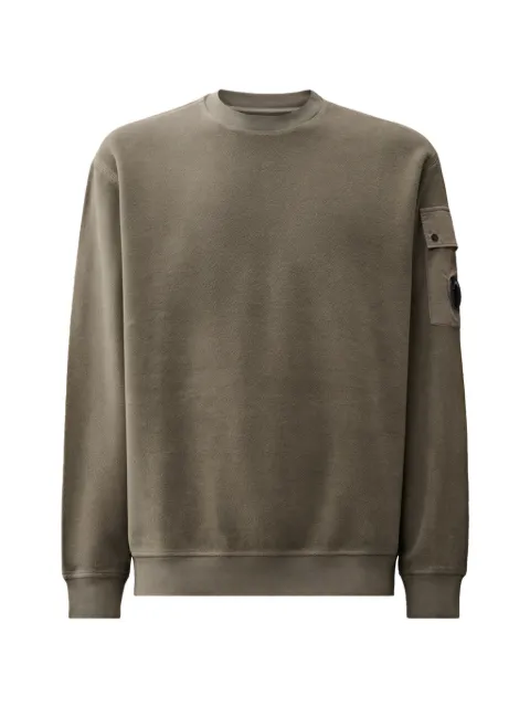 C.P. Company Lens-detail sweater Green 21CMSS192A006614G356