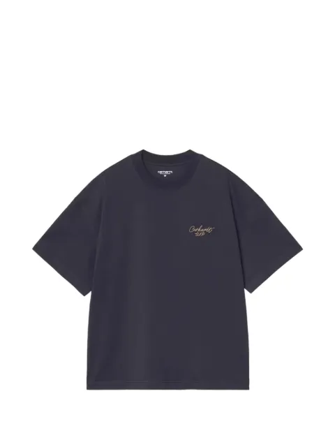 Carhartt WIP logo-embroidered T-shirt Black I033828