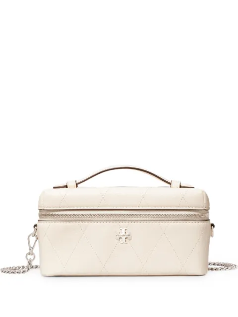 Tory Burch Charlie quilted vanity case Neutrals 186038