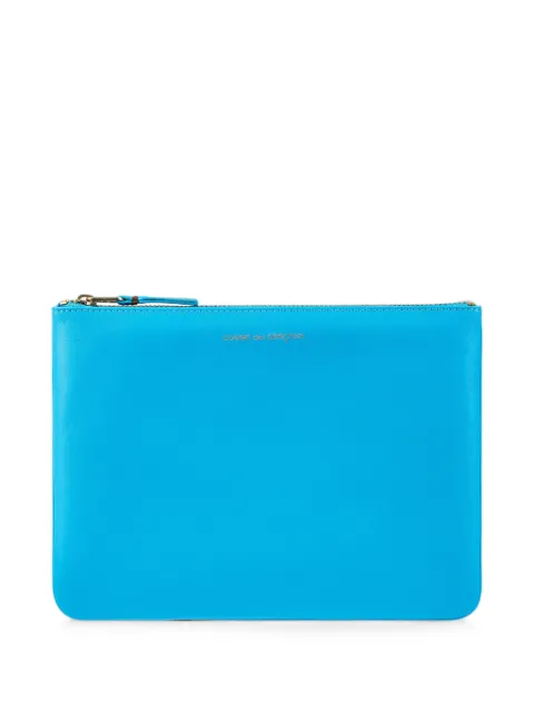 Comme Des Garçons Wallet leather purse Blue SA5100BLUE