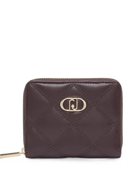 LIU JO small quilted wallet Brown AF6250E116691718