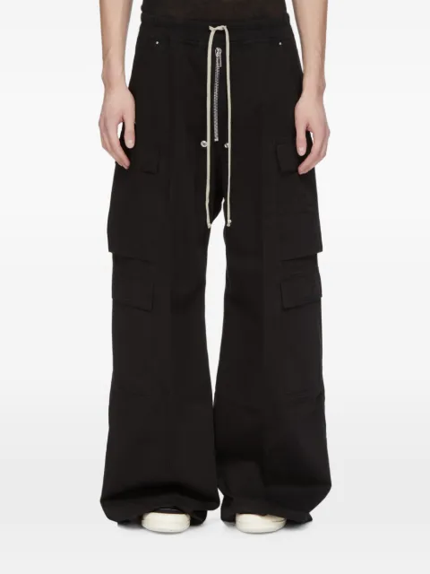 Rick Owens DRKSHDW drawstring-waist cargo pants Black DU02F6398TW