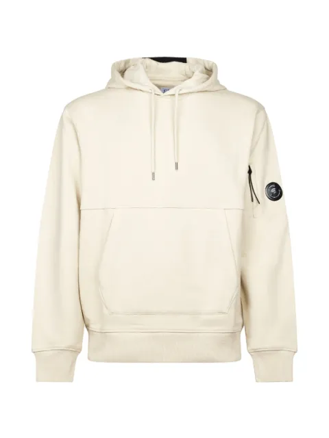 C.P. Company lens-detail drawstring hoodie Neutrals 21CMSS714A005086W120