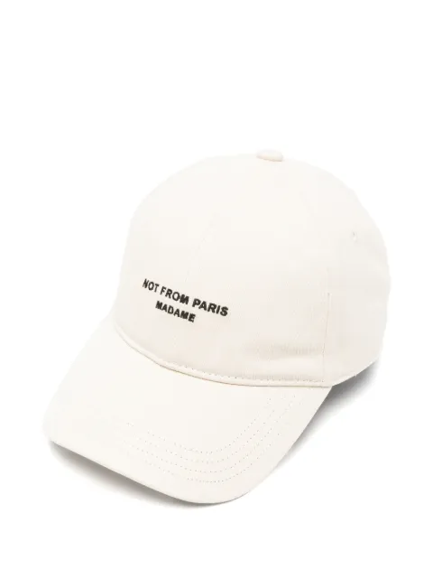 Drôle De Monsieur logo-embroidered baseball cap Neutrals LCP207CO138OW