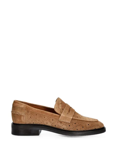 BILLI BI A19689 perforated penny loafers Neutrals A19689