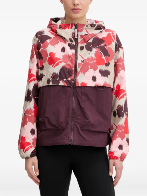 Columbia Spire Valley floral-print panelled jacket Neutrals 2116491