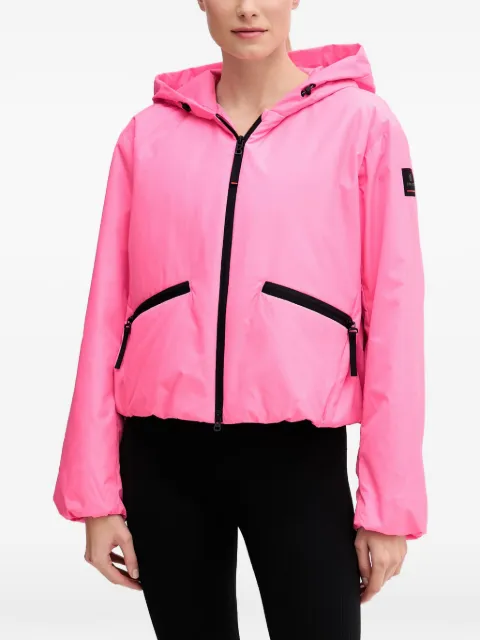 BOGNER FIRE+ICE hooded logo-patch jacket Pink 34708780