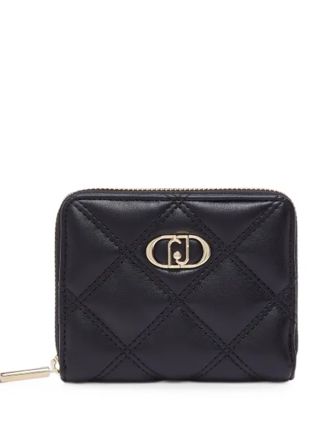 LIU JO small quilted wallet Black AF6250E116622222