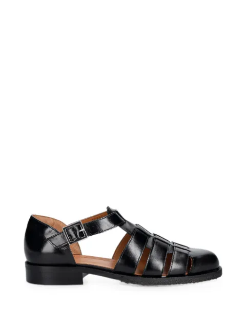 BILLI BI A6315 buckle-fastening caged sandals Black A6315