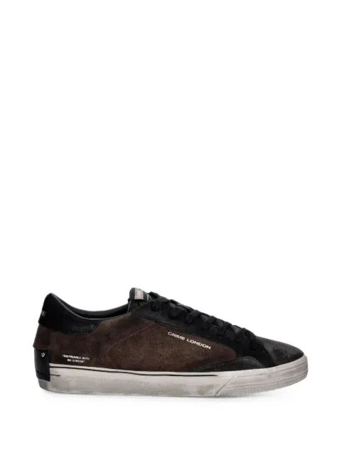 Crime London Distressed 2.0 panelled sneakers Brown 10052AA9