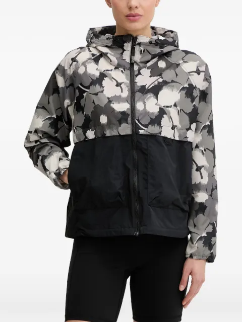 Columbia Spire Valley floral-print hooded jacket Black 2116491