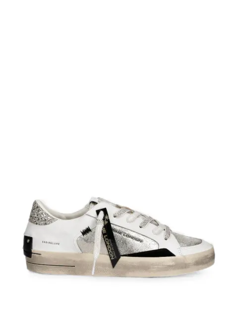 Crime London SK8 Deluxe glitter-detail sneakers White 23105AA9