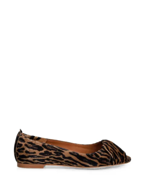 BILLI BI A9410 leopard-print peep-toe pumps Neutrals A9410