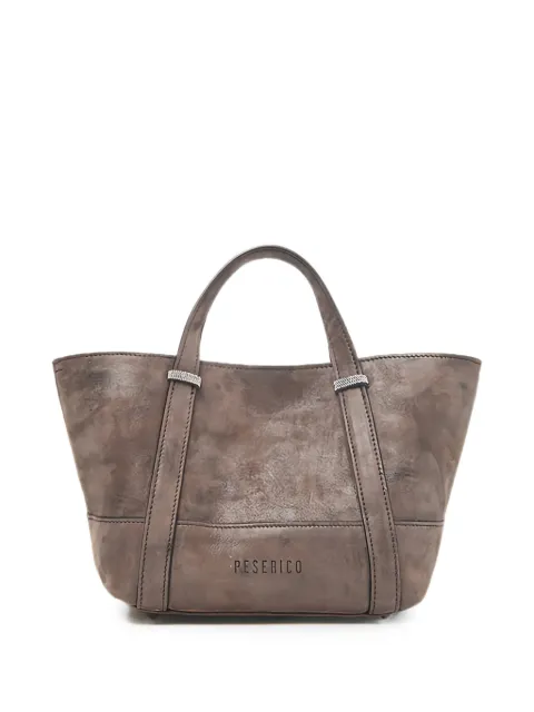 Peserico leather tote bag Brown A38390C0RCC879