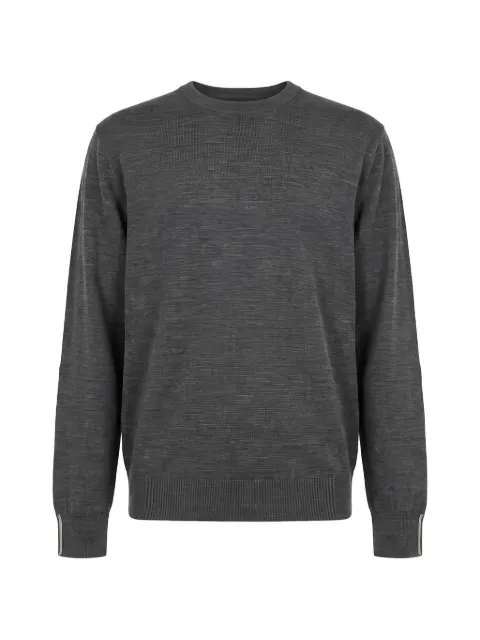 Peserico crew-neck knitted sweater Grey R59538F18M9770