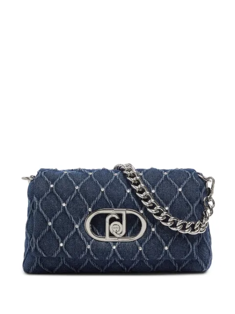 LIU JO medium LaPuffy denim bag Blue AF6148D5075