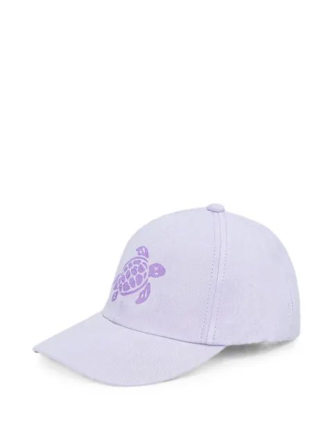 Vilebrequin Camo turtle-print logo-embroidered baseball cap Purple OMAEU103