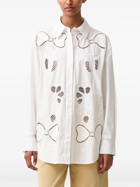 Stine Goya broderie-anglaise shirt White SGT212