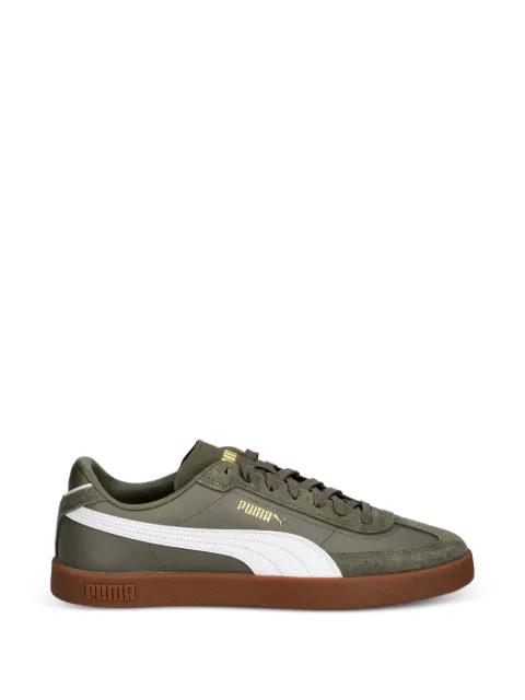 PUMA Club II Era panelled sneakers Green 397447