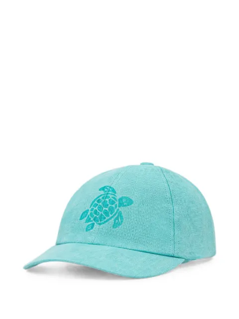 Vilebrequin Camo turtle-print baseball cap Blue OMAEU103
