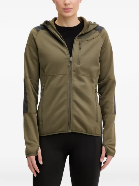 Viking Yosemite contrast-panel zip-up hoodie Green 720241232