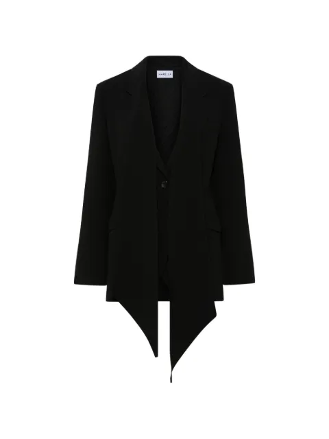 Marella scarf-detail blazer Black 2623046221200