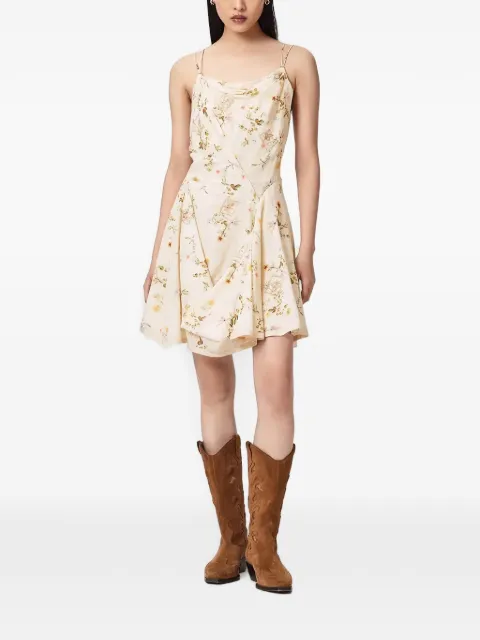 AllSaints Claire mini dress White W161DE