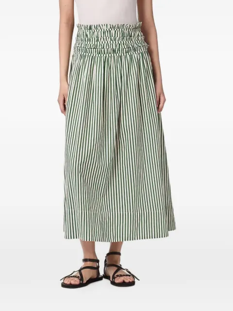 AllSaints Kali A-line midi skirt White W099RE