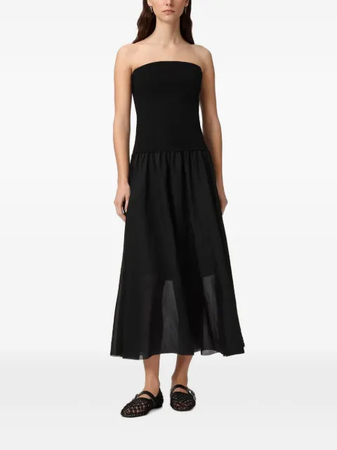 AllSaints Tegan midi dress Black W183DE