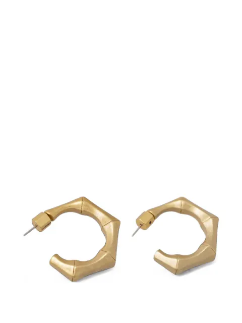 AllSaints small Clara hoop earrings Gold 37585210GLD719