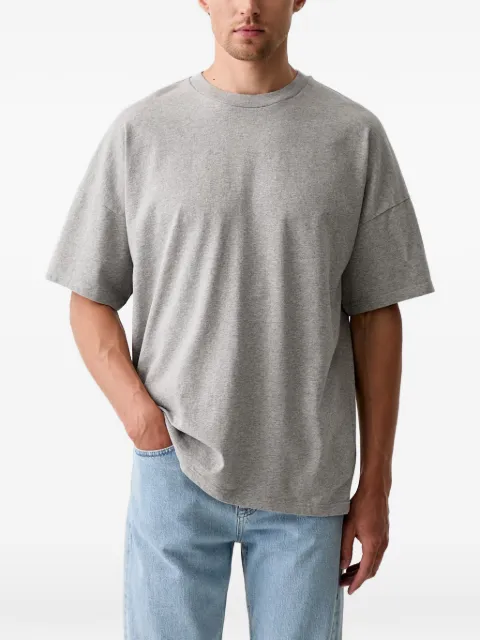 American Vintage crew-neck drop-shoulder T-shirt Grey MFIZ02A