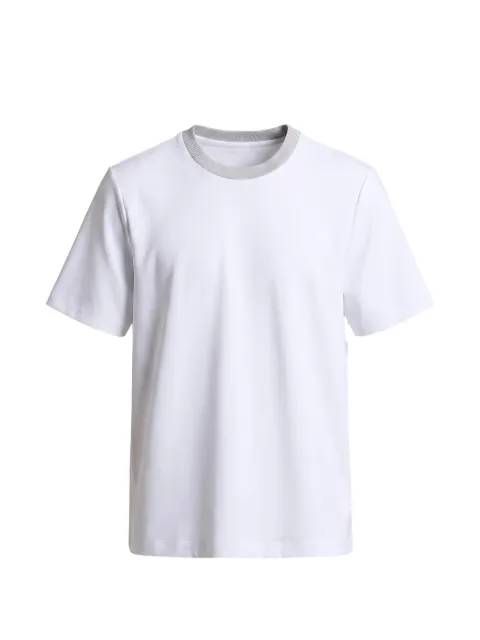 Peserico contrast-trim T-shirt White R55558J0Q2A0089