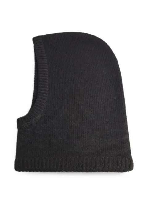 Lisa Yang Astri ribbed balaclava hat Brown 4025302