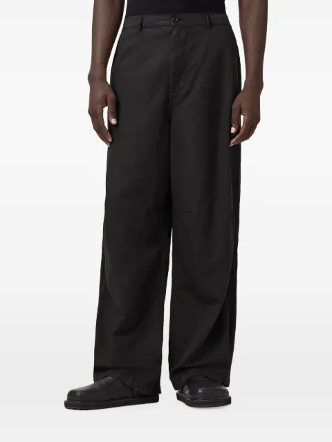 AllSaints Echo wide-leg trousers Black M032TE
