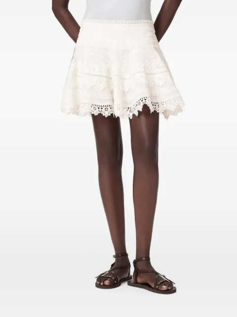 AllSaints Lillith A-line mini skirt White W079RE