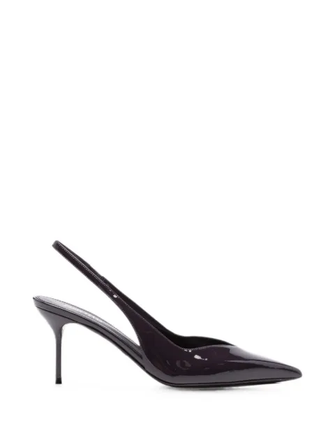 Paris Texas Lidia patent-finish slingback pumps Purple PX2009XVN01