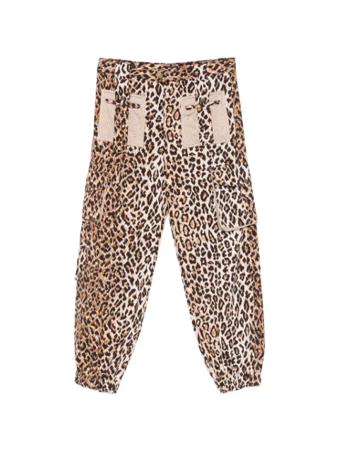 Dolce & Gabbana Pre-Owned 2000s leopard-print cargo pants Brown DG250CCM