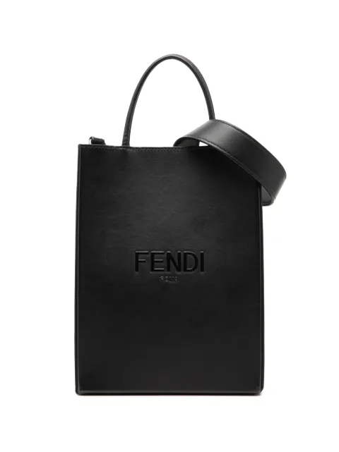 Fendi Pre-Owned 2010-2026 Small Fendi Pack Shopping Bag satchel Black QELTSHQ27P3KDFHV